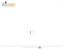 Tablet Screenshot of micasa.de