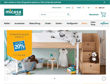 Tablet Screenshot of micasa.ch