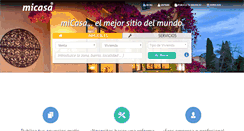 Desktop Screenshot of micasa.es