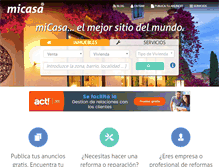 Tablet Screenshot of micasa.es